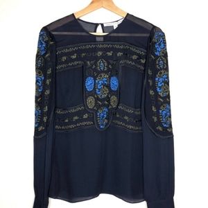 Veronica Beard Tobie Blouse